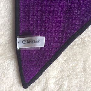 Calvin Klein Accessories - Calvin Klein purple/black scarf Calvin Klein Accessories - Calvin Klein purple/black scarf